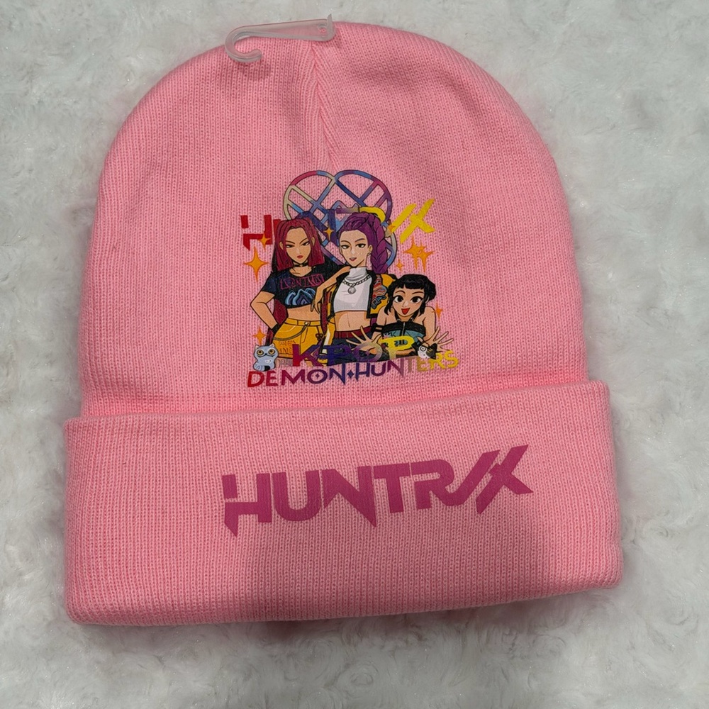 Pink demon hunter beanie